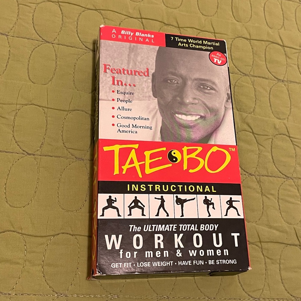 TAEBO~Billy Banks Instructional The Ultimate Total Body Work Out For Men & Women